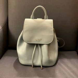 Kate spade medium robins egg blue backpack
